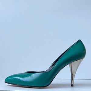 Vintage Maserati Shoes Womens Leather Pumps 8AAA